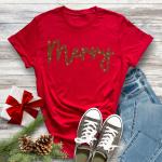 Merry Christmas Rhinestone T-Shirt, Cute/Chic Christmas Reunion Sweatshirt, Christmas Youth or Adult Shirt,  Cousin Xmas Matching Shirt Gift