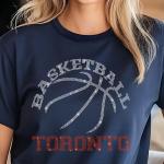 Toronto Basketball Game Day Rhinestone Shirt, Mascot Shirt, Sports Matching Shirt, Best Father's Day Shirt Gift Ever, Basketball Love Gift