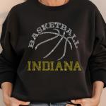 Indiana Basketball Game Day Rhinestone Shirt, Mascot Shirt, Sports Matching Shirt, Best Father's Day Shirt Gift Ever, Basketball Love Gift