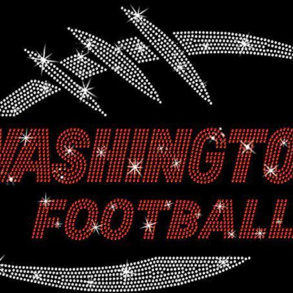 Washington Game Day Rhinestone T-Shirt, Retro Football Team Game Day Shirt, Football Fans Apparel, Comfort Colors Sunday Sports Shirt