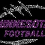 Minnesota Game Day Rhinestone T-Shirt, Football Season Shirt, Football Team Lovers Mascot Shirt,  Perfect Gift for Football  Mom or Dad