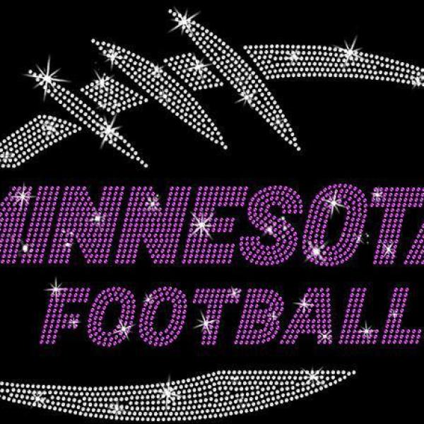 Minnesota Game Day Rhinestone T-Shirt, Football Season Shirt, Football Team Lovers Mascot Shirt,  Perfect Gift for Football  Mom or Dad