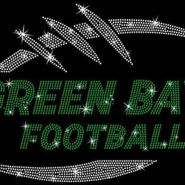 Green Bay Game Day Rhinestone T-Shirt, Football Lovers Game Day Tee Shirt, Sunday Day Souvenir Shirt Gift for Sports Fan