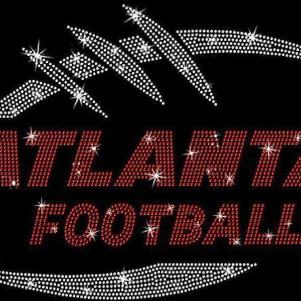 Atlanta Game Day Rhinestone T-Shirt, Vintage Football Fan Shirt, Champions Gift For Fans, Football Sweater for Sunday, Football Season Tee