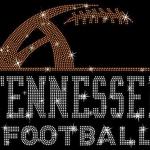 Tennessee Rhinestone Sunday Football T-Shirt, Retro Game Day Outfit, Sports Mom or Dad Tee, Team Mascot Comfort Color Trend  Shirt