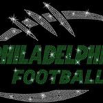 Philadelphia Game Day Rhinestone T-Shirt, Comfy Football Shirt, Game Day Mascot Tee Shirt, Sundays Outfit  for Sports Lovers, Tailgate Top