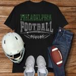 Philadelphia Football Rhinestone Shirt –Sparkling Fan Apparel! Stylish T-shirt, Sweatshirt, Hoodie, V-Neck, Perfect for Game Day &Team Pride