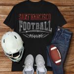 San Francisco Rhinestone Football, Game Day, Football Fan Shirt, Bling Team Trendy Shirt, Glitter Sunday Fashion, Game Day Chic Shirt