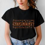 Cincinnati Rhinestone Football Shirt, Shine Bright and Show Your Team with This Stylish, Quality Design, Perfect for Game Days & Tailgates