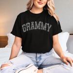 Grammy Glittering Rhinestone T-Shirt, Grammy Life Shirt, Xmas Gift for Grammy, Soft-style Unisex Sweatshirt, Grammy Shirt Gift For Christmas