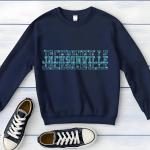 Jacksonville Rhinestone Football Shirt, Shine Bright and Show Your Team with This Stylish, Quality Design, Perfect for Game Days & Tailgates