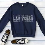 Las Vegas Rhinestone Football Shirt, Shine Bright and Show Your Team with This Stylish, Quality Design, Perfect for Game Days & Tailgates