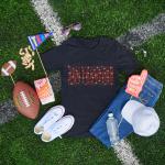 San Fransisco Rhinestone Football Shirt, Shine Bright and Show Your Team with This Stylish, Quality Design, Perfect for Game Days &Tailgates