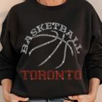 Toronto Basketball Game Day Rhinestone Shirt, Mascot Shirt, Sports Matching Shirt, Best Father's Day Shirt Gift Ever, Basketball Love Gift