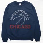 Chicago Basketball Game Day Rhinestone Shirt, Mascot Shirt, Sports Matching Shirt, Best Father's Day Shirt Gift Ever, Basketball Love Gift