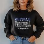 Buffalo Football Rhinestone Shirt – Sparkling Fan Apparel! Stylish T-shirt, Sweatshirt, Hoodie, or V-Neck, Perfect for Game Day & Team Pride