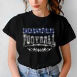 Indianapolis Football Rhinestone Shirt –Sparkling Fan Apparel Stylish T-shirt, Sweatshirt, Hoodie, V-Neck, Perfect for Game Day & Team Pride