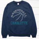 Charlotte Basketball Game Day Rhinestone Shirt, Mascot Shirt, Sports Matching Shirt, Best Father's Day Shirt Gift Ever, Basketball Love Gift