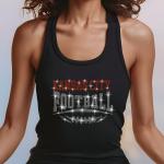 Kansas City Football Rhinestone Shirt – Sparkling Fan Apparel, Stylish T-shirt, Sweatshirt, Hoodie, V-Neck, Perfect for Game Day &Team Pride