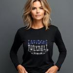 Las Vegas Football Rhinestone Shirt – Sparkling Fan Apparel! Stylish T-shirt, Sweatshirt, Hoodie, V-Neck, Perfect for Game Day & Team Pride