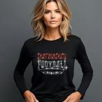 San Francisco Rhinestone Football, Game Day, Football Fan Shirt, Bling Team Trendy Shirt, Glitter Sunday Fashion, Game Day Chic Shirt