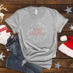 Merry Christmas Ornamets! Celebrate with Fun Xmas T-Shirt, Perfect Gift for Family & Friends, Gift for Noel, Unique Design Santa Hat Shirt