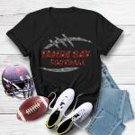 Tampa Bay Game Day Rhinestone T-Shirt, Bling Football Season Shirt, Sport Shirt for Mom or Dad, Retro Glittering Unisex Cotton Shirt