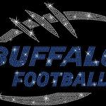 Buffalo Game Day Rhinestone T-Shirt, Football Mom Dad Tee Shirt, Super Bowl Party Sweatshirt, Sport Outfit, Christmas Gift for Her