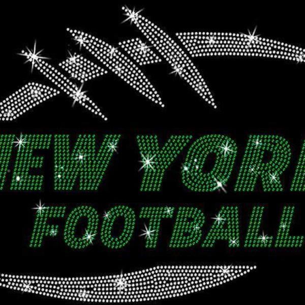 New York Game Day Rhinestone T-Shirt, Football Season Shirt, Sunday Football Fan Gifts, Funny Christmas Mom and Dad Shirt Gift