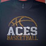 Custom Basketball Team Name Rhinestone Shirt, Personalized Sports Tee, Bling Basketball Mom, Custom Spirit Wear, Basketball Team Gift Shirt