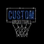 Personalized Basketball Team Rhinestone Shirt, Custom Sports Tee, Customizable Basketball Mom Shirt,  Basketball Gift Shirt, Basketball Fan