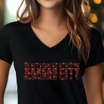 Kansas City Rhinestone Football Shirt, Shine Bright and Show Your Team with This Stylish, Quality Design, Perfect for Game Days & Tailgates