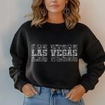 Las Vegas Rhinestone Football Shirt, Shine Bright and Show Your Team with This Stylish, Quality Design, Perfect for Game Days & Tailgates