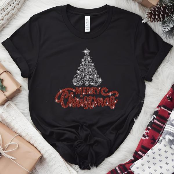Merry Christmas! Celebrate with Our Fun Xmas T-Shirt, Perfect Gift for Family & Friends, Gift for Noel, Unique Design Santa Hat Shirt