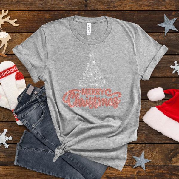 Merry Christmas! Celebrate with Our Fun Xmas T-Shirt, Perfect Gift for Family & Friends, Gift for Noel, Unique Design Santa Hat Shirt
