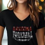 Arizona Rhinestone Football, Game Day, Football Fan Shirt, Bling Team Trendy Shirt, Glitter Sunday Fashion, Game Day Chic Shirt