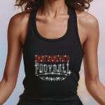 San Francisco Rhinestone Football, Game Day, Football Fan Shirt, Bling Team Trendy Shirt, Glitter Sunday Fashion, Game Day Chic Shirt