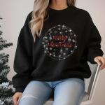 Merry Christmas Ornamets! Celebrate with Fun Xmas T-Shirt, Perfect Gift for Family & Friends, Gift for Noel, Unique Design Santa Hat Shirt