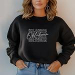 Oklahoma Rhinestone Football T-Shirt - Sparkly Game Day Tee for Fans, Tailgates & Sports Events - Game Day Gift for Football Lovers