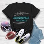 Jacksonville Game Day Rhinestone T-Shirt, Football Fans Unisex Sweatshirt Hoodie, Cheer Mom Shirt Gift,  Casual Retro Team Support Wear
