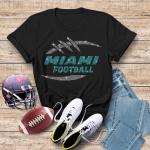 Miami Game Day Rhinestone T-Shirt, Football Lovers Season Shirt, Fans Tailgate Tee, Sunday Game Day Sweatshirt, Unisex Soft Cotton Shirt