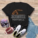 Jacksonville Rhinestone Sunday Football T-Shirt, Football Game Day Tailgate Shirt, Team Mascot Shirt, Women's Football Sports Shirt