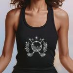Golf Rhinestone T-Shirt, Sparkling Golf Club Design, Women’s Casual Tee, Glitter Golf Lover Shirt, Sports Fan Outfit, Golf Gift for Her