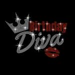 Birthday Diva Rhinestone Shirt, Birthday Squad Bling Shirt, Birthday Gift For Her, Birthday Girl Outfit, Party Shirt, Women's Birthday Shirt
