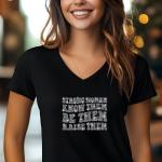 Strong Women Know Them Raise Them Rhinestone T-Shirt, Women’s Day Sparkling Tee, Gift for Her, Stylish Women’s Rights T-Shirt, Mom Gift