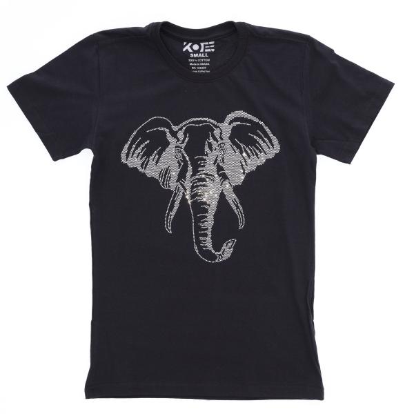 Elephant Rhinestone Bling T-Shirt, Wildlife Lovers Shirt, Safari Animals Tee, Nature Wildlife Adventure Apparel, Gift for Best friend