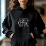 Detroit Rhinestone Football T-Shirt - Sparkly Game Day Tee for Fans, Tailgates & Sports Events - Game Day Gift for Football Lovers