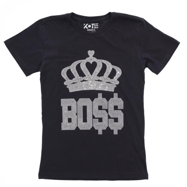 Boss With Crown Rhinestone T-Shirt, Romantic Couples Boss Shirt, Equality Tee-Shirt, Boss Lady Sweatshirt, Funny Boss Gift for Business