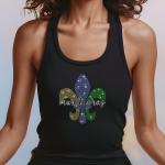 Mardi Gras Uniq Design Rhinestone T-Shirt, Sparkling Carnival Tee, Festival Party Shirt for Women, Sparkling Mom Shirt, Gift for Her