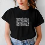 Mardi Gras Uniq Sparkle Design Rhinestone T-Shirt, Sparkling Carnival Tee, Festival Party Shirt for Women, Sparkling Mom Shirt, Gift for Her